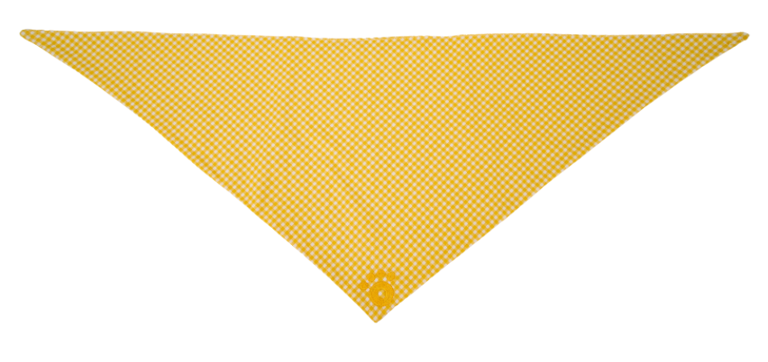 Ollie Bandana: Checkered Yellow