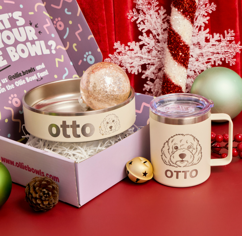 Customized Ollie Bowl and Mug Bundle