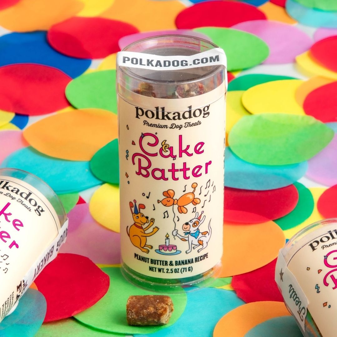 Polkadog: Cake Batter Mini Tube 2.5oz