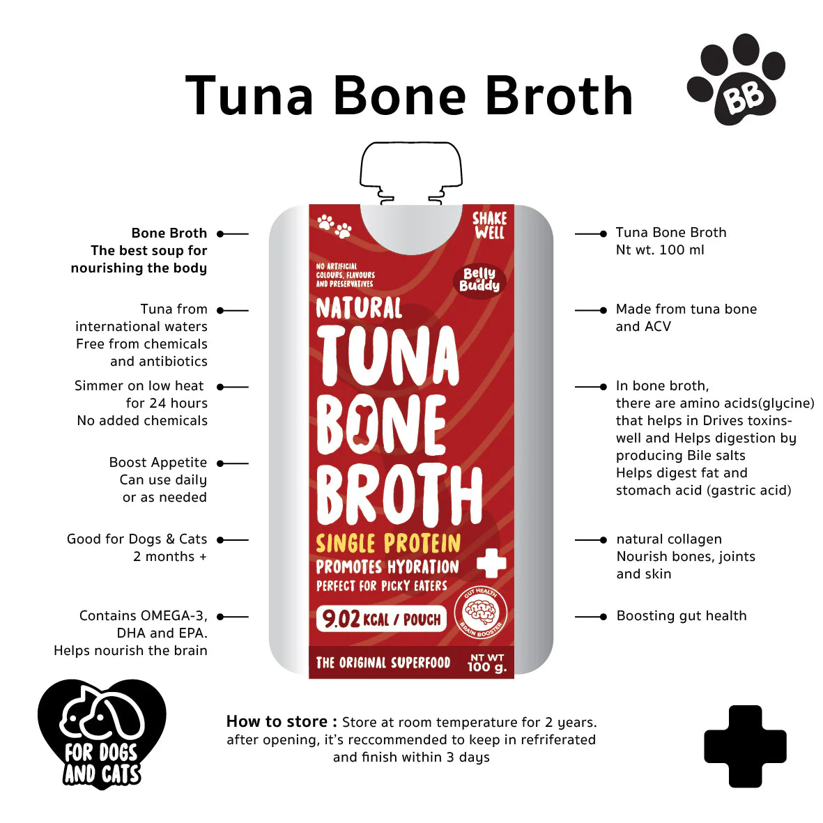 Belly Buddy: Tuna Bone Broth 100ml