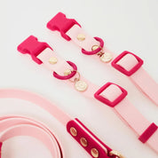 Ollie Walkies Classic - Collar and Leash Set - Hot Pink