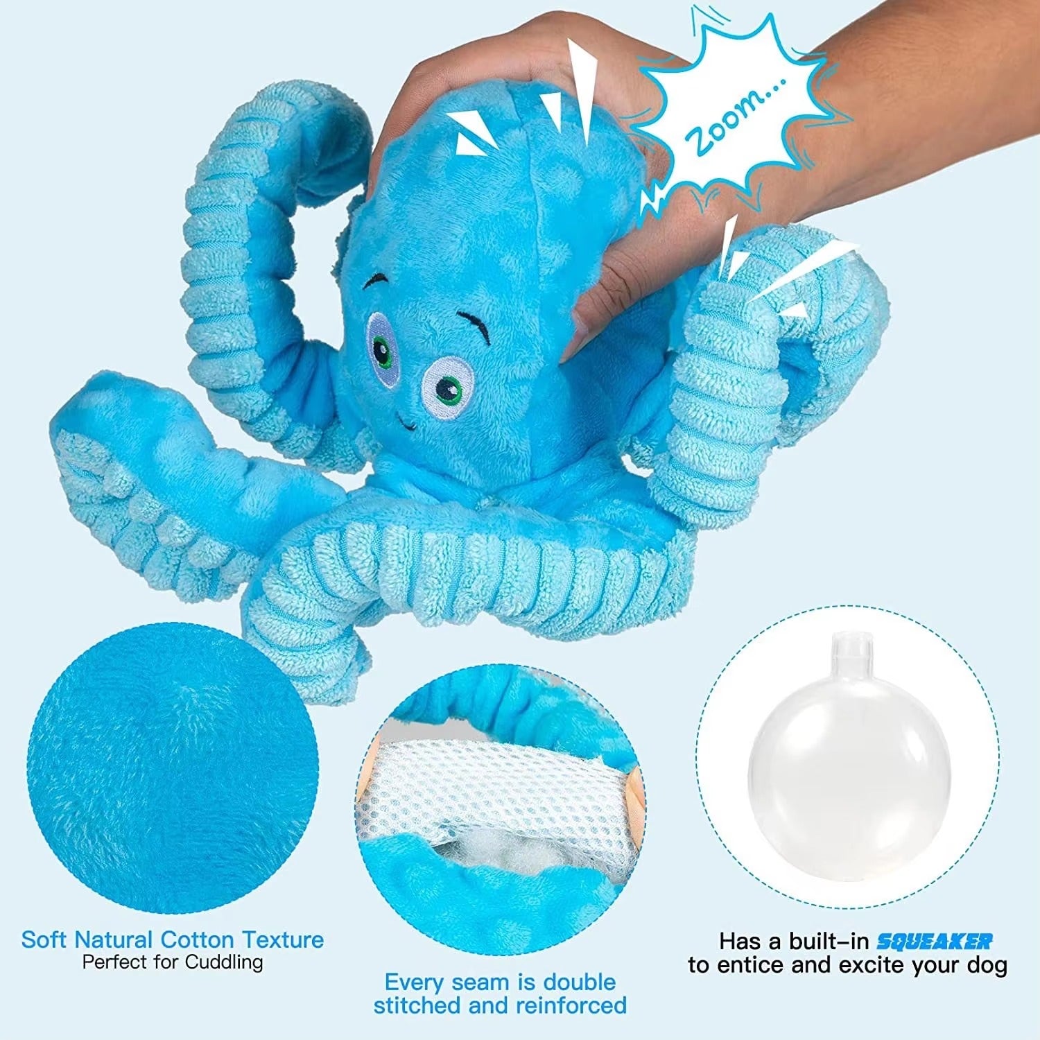 Ollie Toy - Blue Octopus