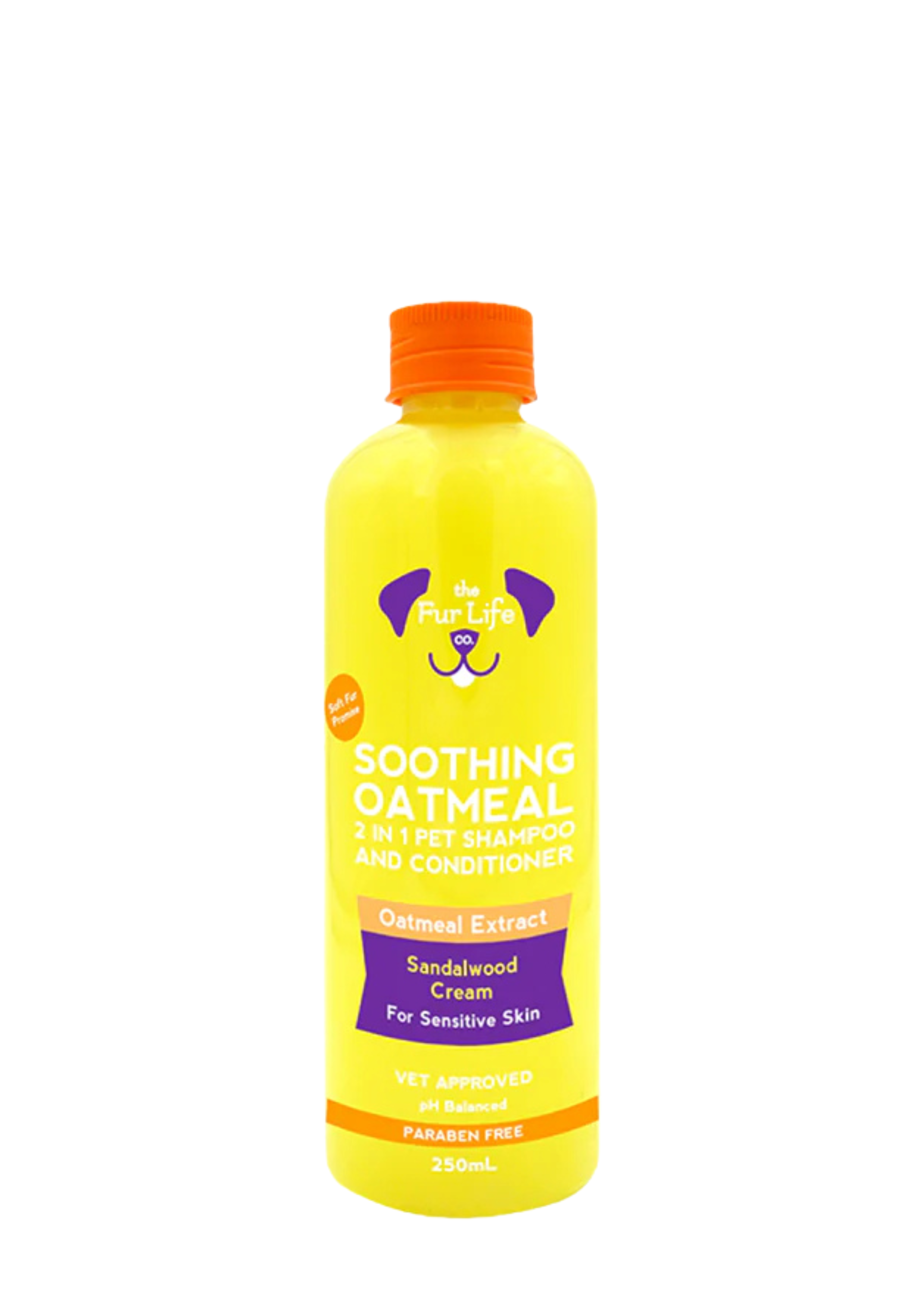 The Fur Life Soothing Oatmeal 2-in-1 Pet Shampoo and Conditioner 250ml