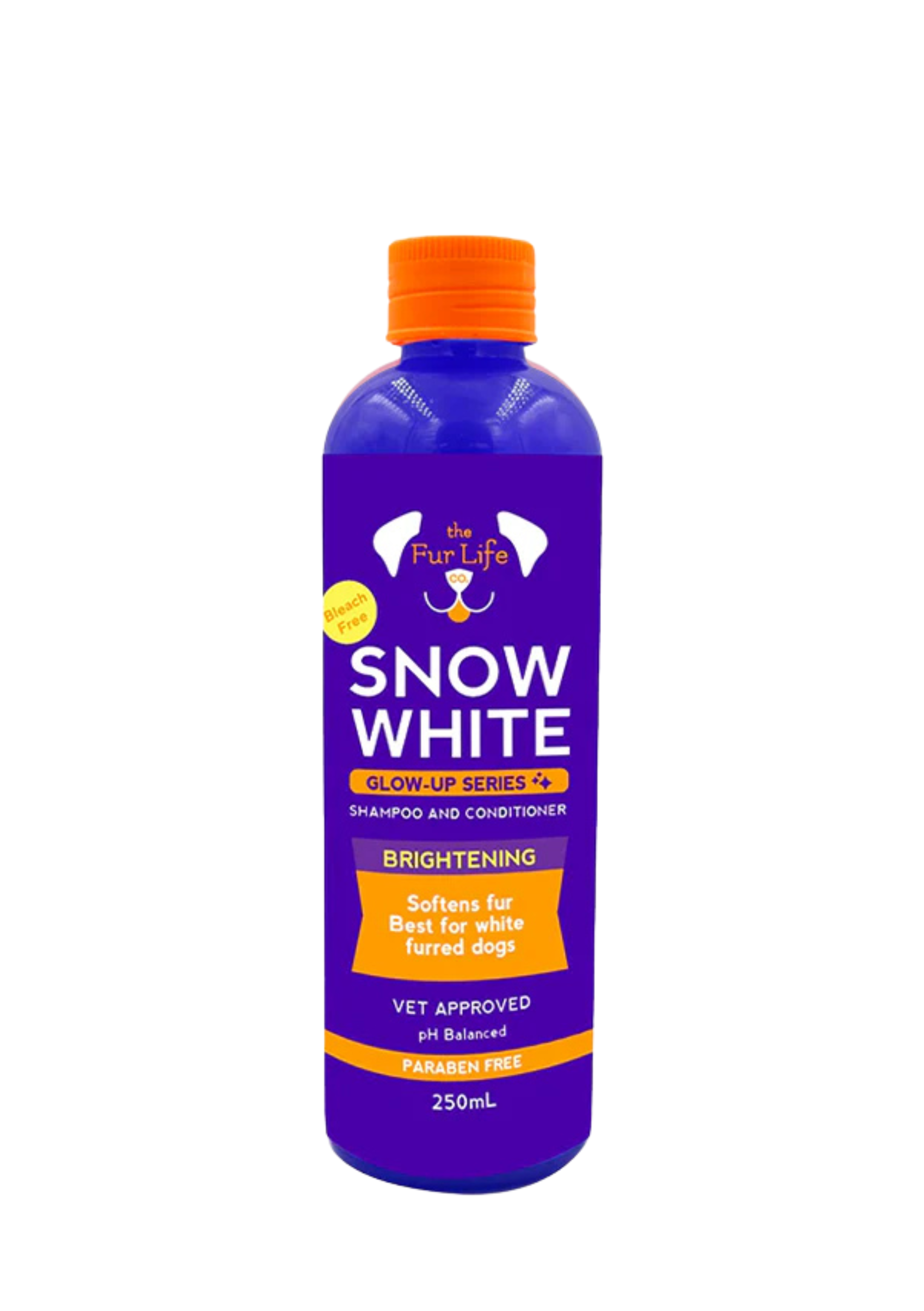 The Fur Life Glow Up: Snow White Shampoo 250ml