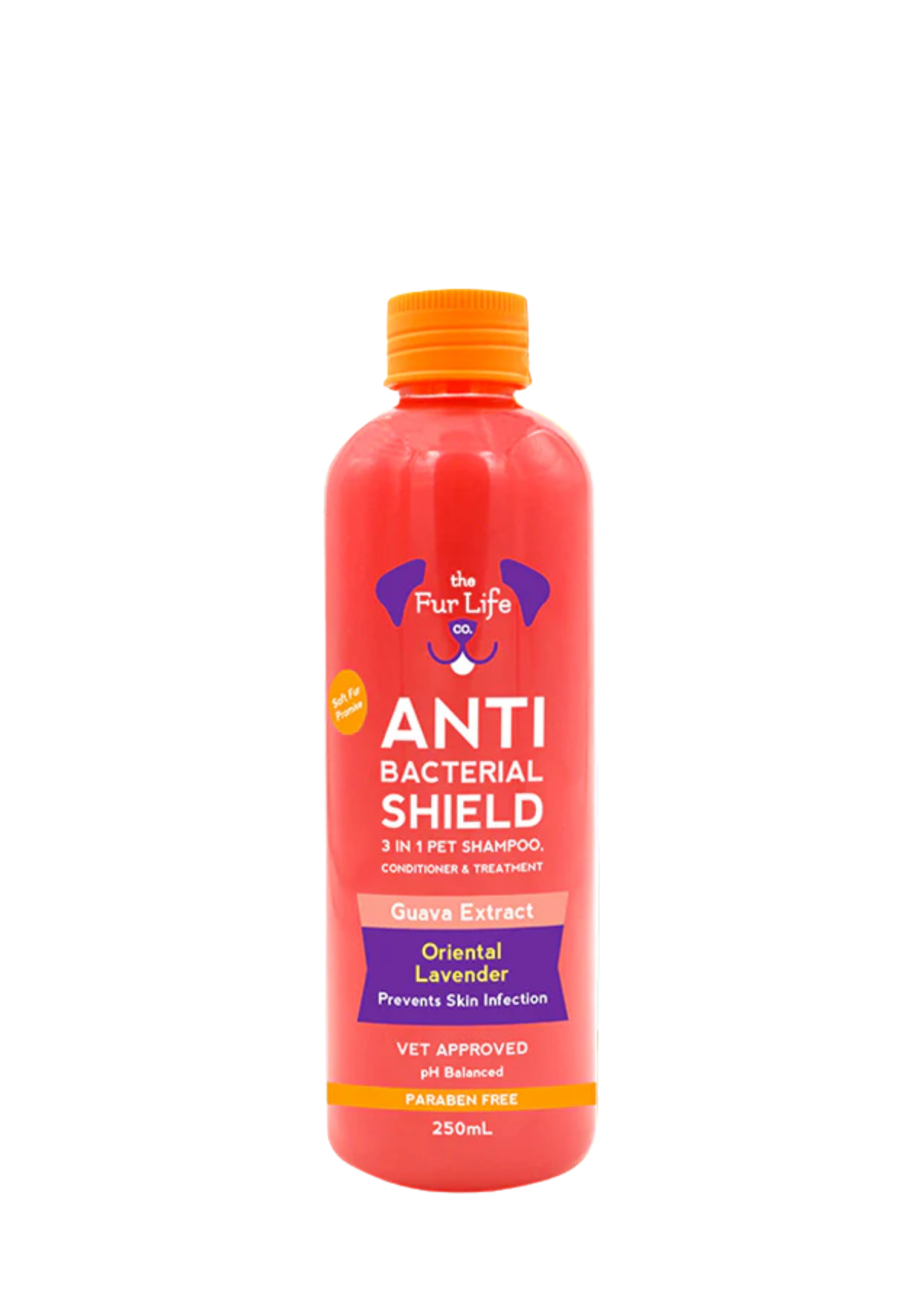 The Fur Life Anti-Bacterial Shield 3-in-1 Pet Shampoo, Conditioner and Treatment 250ml