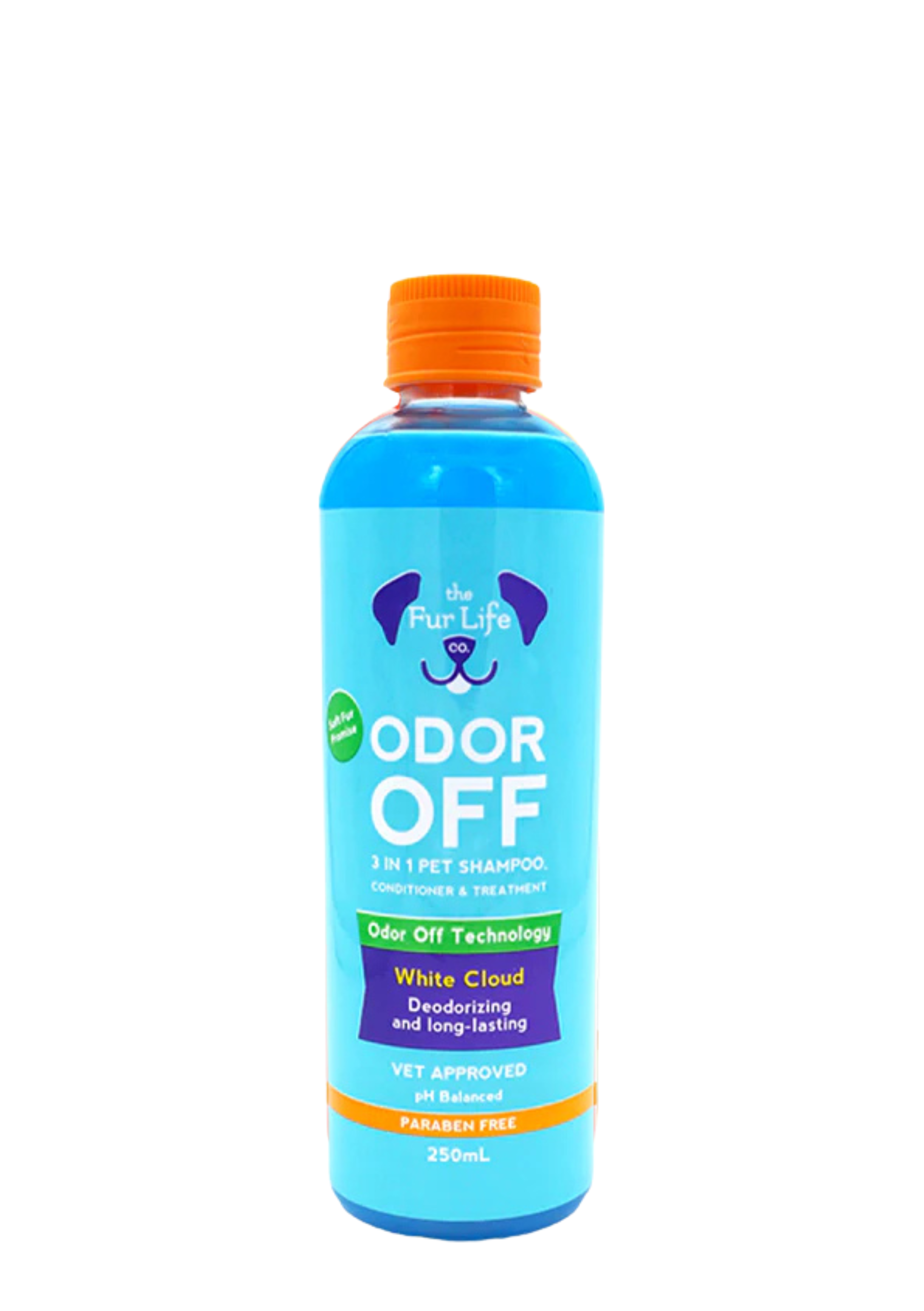 The Fur Life Odor-Off 3-in-1 Pet Shampoo, Conditioner and Treatment 250ml