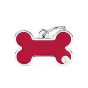 MyFamily Pet Tag: Basic Handmade Red Bone