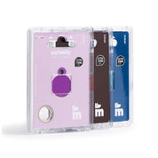 MyFamily Pet Tag: Basic Small Aluminum Black Circle
