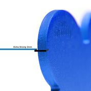 MyFamily Pet Tag: Basic Small Aluminum Blue Heart