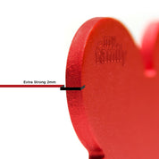 MyFamily Pet Tag: Basic Small Aluminum Red Bone