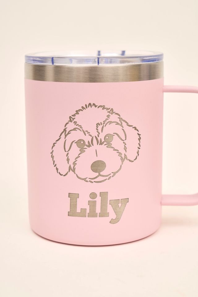 Ollie Mug: Ballet Pink (12oz)