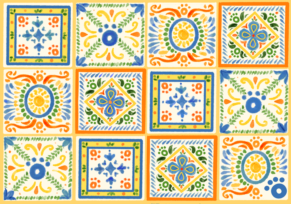 THE MAT - Spanish Tiles